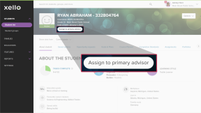 Student list in Xello open. Assign to Educator button highlighted